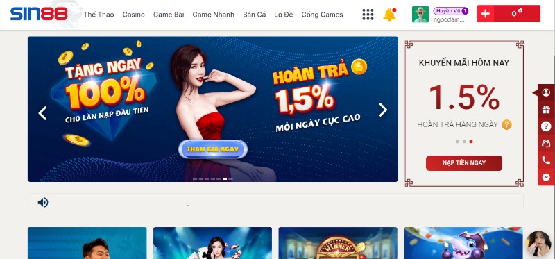 Khuyến mãi hoàn trả 1,5% mỗi ngày